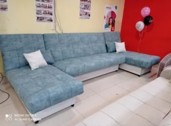 Диван Эльбрус ПДУ на пружинном блоке