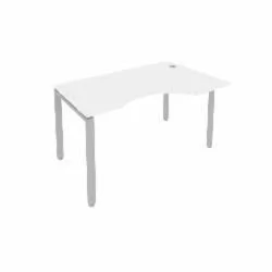 Стол письменный METAL SYSTEM Б.СА-2 Пр Белый/Серый