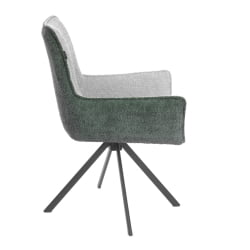 Стул Мурано/Мурано опора 360, букле, изумруд-опал (Бетсй) / Murano/Мурано (Betsy)