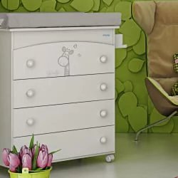 Комод пеленальный Micuna Sabana B-970 White Stars Grey