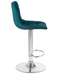 Стул барный ДОБРИН ТАИЛОР (морской волны велюр (МДЖ9-99)) 2 шт / DOBRIN TAILOR (MJ9-99))