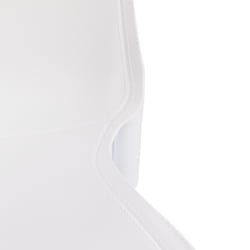 Стул для балкона GENIUS (mod 75) металл/пластик, 46x56x84cм, белый/ножки хром