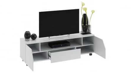 Тумба ТВ тип 4 Diamond Белый глянец
