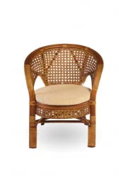 Кресло Пеланги, подушка на молнии Pelangi 02/15-3 миндаль матовый