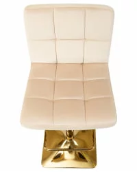 Стул барный ДОБРИН ГОЛДИЕ Бежевый велюр МДЖ9-10 / DOBRIN GOLDIE MJ9-10