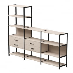 Набор стеллажных систем Everprof EVO №11 Кашемир Черный