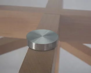 Круглый стол из стекла DOBRIN ALBERT 90 GLASS