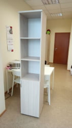 Шкаф высокий полуоткрытый Glassy 6.19.12Пр Туя