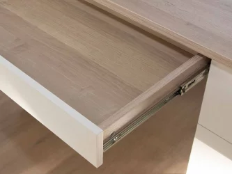 Стол компьютерный Эверест 500.14 Дуб Кронберг/Белый шпон