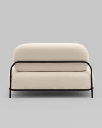 Диван Стоун new ткань букле молочный