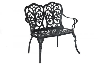 Скамья Secret De Maison Symphonie сплав металла/алюминий, 95х56х92см, черный