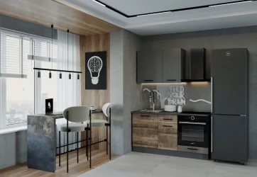 Кухонный гарнитур Гранж 1600