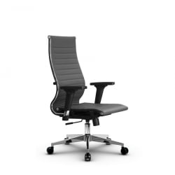 Кресло офисное МЕТТА Комплект 10/2D, Основание 17834 Комплект 3 Серое