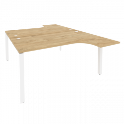 Рабочая станция на П-образном м/к ONIX O.MP-D.SA-4 Тиквуд Светлый/Белый