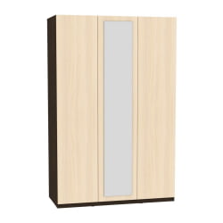 Шкаф распашный R-198х135х60-1-PO-M(Венге-ДМ)