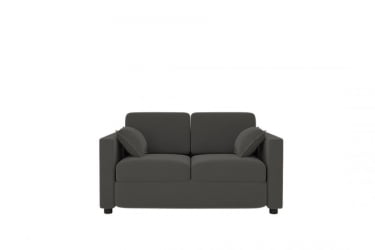 Офисный диван Уппла (Berhouse) Цвет фасада: Серый велюр; Тип: Прямой; Материал фасада: Металл/Велюр