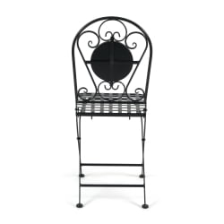 Стул Secret de Maison VICENZA (mod. PL08-7451RV) металл, 36*35*91 см, черный /плитка калейдоскоп