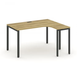 Стол эргономичный правый CONCEPT CN.SA-001(R) Дуб Винченцо Антрацит