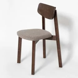 Стул с мягким сиденьем Вега Coffee жаккард Орех