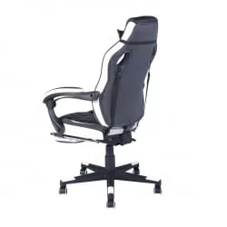 Геймерское кресло ТопЧаирс Вираге Черный-белый / TopChairs Virage