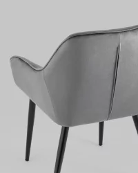 Стул Алекса велюр Серый