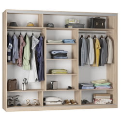 Шкаф-купе Б-220х270х60-2(ЯШТ-Д9Д9Д9) / B-220х270х60-2(ЯШТ-D9D9D9)