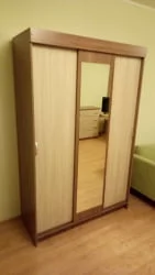 Большой шкаф Басса ШКК 551 (ясень шимо темный/светлый)