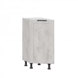 Тумба кухонная окончание 350 Джамис ЛД 296.220.000.013 Белый Белый камень