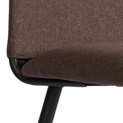 Стул обеденный La Rousse NEW, ткань рогожка, коричневый/черный, 3М7-147, 45x55x93 см