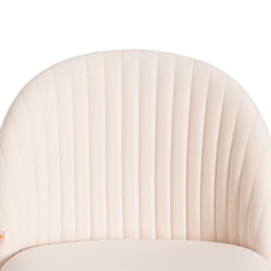 Кресло MELODY флок , молочный, 4