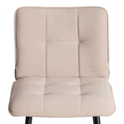 Барный стул Bari/Бари велюр, бежевый, 7, 45х56х110 см