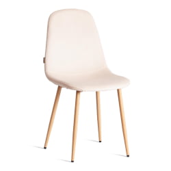 Стул БРЕЕЗЕ (мод. ДЖСC-58) Велюр/металл , 44 х 53 х 86 см, Cреамй (кремовый) ХЛР 5 / натуральный / BREEZE (mod. JSC-58) Creamy HLR