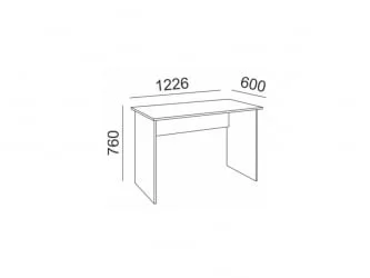 Стол прямой Walker модуль №8