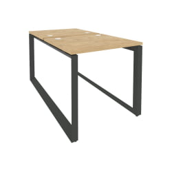 Рабочая станция на О-образном м/к ОНИКС О.МО-Д.РС-2.0.7 Тиквуд Светлый/Антрацит / ONIX O.MO-D.RS-2.0.7