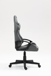 Кресло спортивное TopChairs Wyvern серо-черный