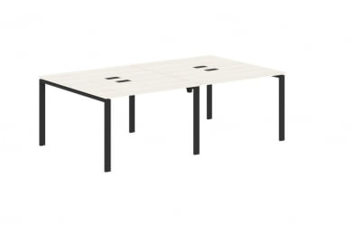 Бенч-система 4-местная EDIS EUWST 2313 Ясень Траун Черный