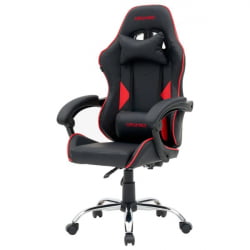 Кресло компьютерное CROMEX (КРОМЕКС) Joker GM-125 экокожа черное/красное