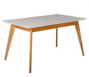 Стол раскладной Лунд 120-160 БУК-Белый