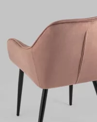 Стул Алекса велюр Пыльно-розовый