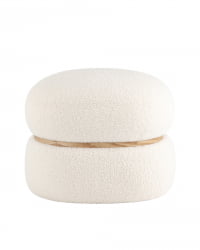 Пуф Полли L Тедди белый