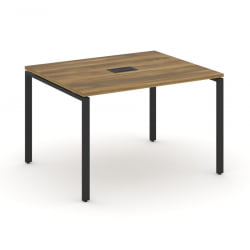 Стол переговорный (1 столешница) CОНCЕПТ CН.ПРГ-012 Сандал Янтарный Черный / CONCEPT CN.PRG-012