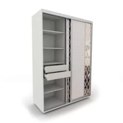 Блок ящиков для шкафа 1400x600 и 2100x600 Ящ-67 ШС Ясень шимо светлый