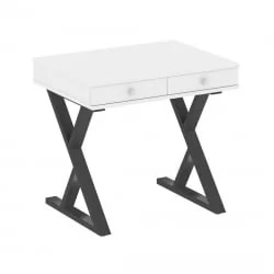 Стол письменный HOME OFFICE VR.SP-1-79.M Белый Бриллиант/Антрацит металл