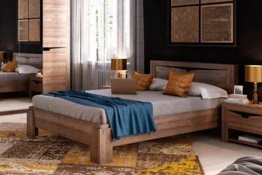 Кровать 120 на 200 Соренто 21 Дуб Стирлинг