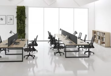 Стол письменный правый XTEN-Q XQCT 169 R Бук Тиара Алюминий