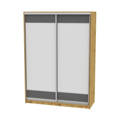 Шкаф-купе B-220х160х60-1(ДВ-Графит-D8D8)