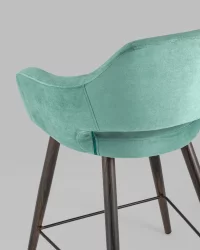 Стул полубарный Саймон ПЛ велюр Морской