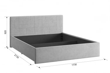 Кровать 1.6 Лора 2 с основанием ZO.KM1.6-09.2 янтарь (велюр)