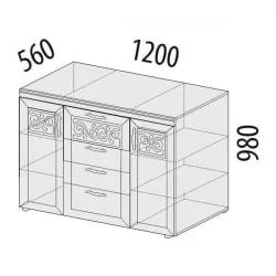 Комод Тиффани 93.20