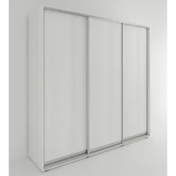 Шкаф-купе без зеркал Акцент-Сим Д 2400х600 Выбеленное дерево